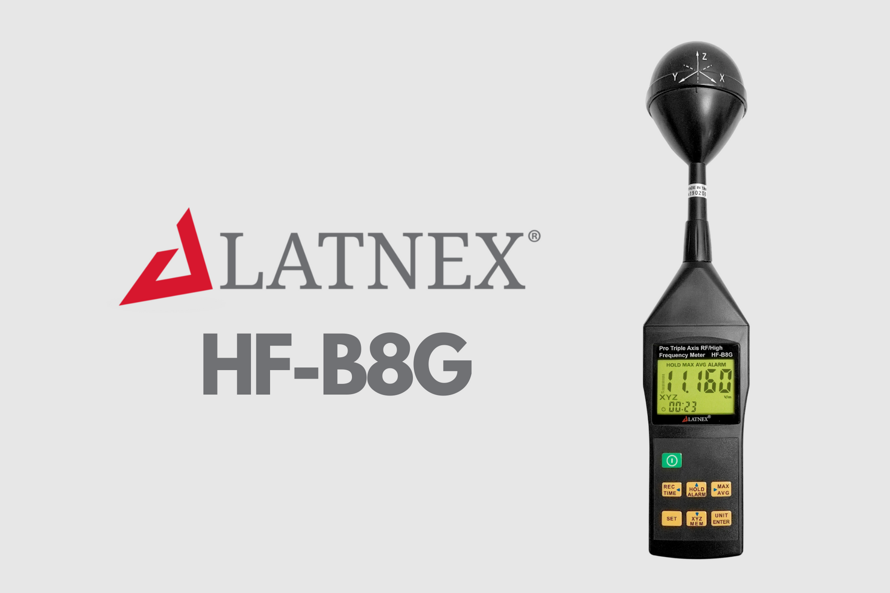 LATNEX® HF-B8G: The EMF Meter You Need for Home and Work