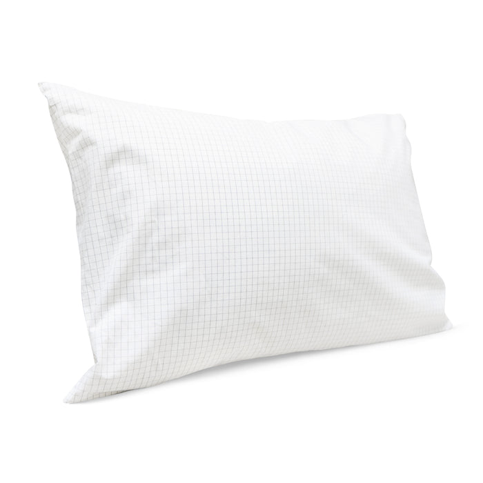 Earthing & EMF Protection Silver Grid Pillowcase for Low Frequency Radiation